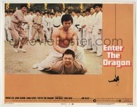 5b661 ENTER THE DRAGON LC #2 1973 students gathered around Bolo Yeung beating his opponent!