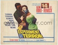 5b151 EXPERIMENT IN TERROR TC 1962 Glenn Ford, Lee Remick, more tension than the heart can bear!