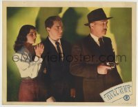 5b666 FALL GUY LC #6 1947 Teala Loring & Clifford Penn behind gun-toting Robert Armstrong!