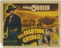 5b157 FIGHTING GRINGO TC 1939 cowboy George O'Brien in south of the border western!