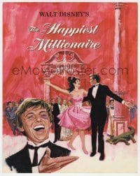 5b209 HAPPIEST MILLIONAIRE TC 1968 Disney, vertical art of Tommy Tommy Steele laughing & dancing!