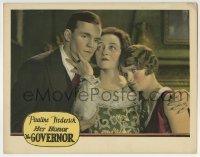 5b726 HER HONOR THE GOVERNOR LC 1926 c/u of Pauline Frederick between Caroll Nye & Greta von Rue!