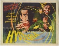 5b241 HYSTERIA TC 1965 Robert Webber, Hammer horror, it will shock you out of your seat!