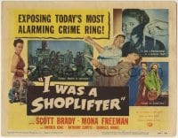 5b246 I WAS A SHOPLIFTER TC 1950 Scott Brady, is Mona Freeman a kleptomaniac or a common thief!
