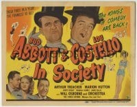 5b248 IN SOCIETY TC 1944 Bud Abbott & Lou Costello are back again after a year's absence!