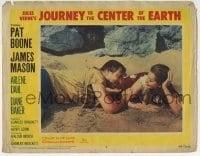5b759 JOURNEY TO THE CENTER OF THE EARTH LC #7 1959 Jules Verne, c/u of James Mason & Arlene Dahl!