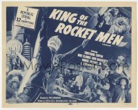 5b271 KING OF THE ROCKET MEN TC R1956 Republic sci-fi serial, great different art & montage!
