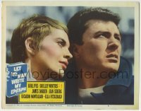 5b772 LET NO MAN WRITE MY EPITAPH LC #8 1960 super c/u of James Darren & beautiful Jean Seberg!