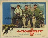 5b780 LONGEST DAY LC #3 1962 World War II D-Day movie, Peter Lawford, Richard Todd & another soldier