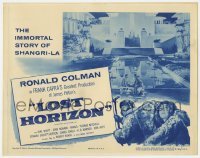 5b293 LOST HORIZON TC R1956 Frank Capra classic starring Ronald Colman & pretty Jane Wyatt!