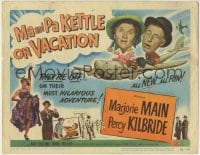 5b302 MA & PA KETTLE ON VACATION TC 1953 wacky hillbillies Marjorie Main & Percy Kilbride!