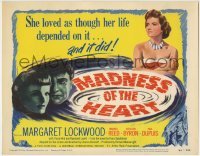 5b303 MADNESS OF THE HEART TC 1950 Margaret Lockwood loved as though her life depended on it!