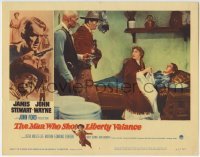 5b795 MAN WHO SHOT LIBERTY VALANCE LC #1 1962 John Wayne, Woody Strode, Vera Miles, James Stewart!