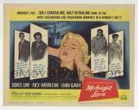5b319 MIDNIGHT LACE TC 1960 Rex Harrison, John Gavin, fear possessed Doris Day as love once had!