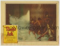 5b828 NOAH'S ARK LC R1957 Michael Curtiz, cool image of nonbelievers drowning from the flood!