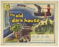 5b356 OLD DARK HOUSE TC 1963 William Castle's killer-diller with a nuthouse of terror!