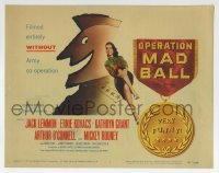 5b365 OPERATION MAD BALL TC 1957 screwball comedy filmed entirely without Army co-operation!