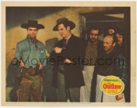 5b834 OUTLAW LC 1941 Howard Hughes, Walter Huston watches Jack Buetel, rare aborted first release!