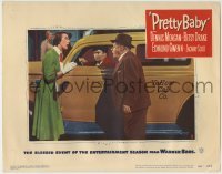 5b846 PRETTY BABY LC #8 1950 clsoe up of Betsy Drake & Edmund Gwenn panicking by taxi cab!