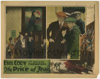 5b847 PRICE OF FEAR LC 1928 Bill Cody & Duane Thompson, great split image & border art!