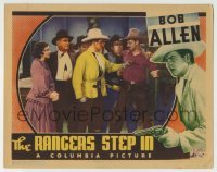 5b856 RANGERS STEP IN LC 1937 cowboy Bob Allen protects Eleanor Stewart & friends from bad guy!