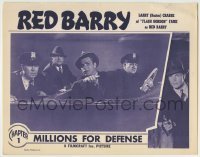 5b860 RED BARRY chapter 1 LC R1948 Universal serial, Buster Crabbe & police, Millions For Defense