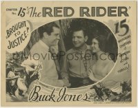 5b861 RED RIDER chapter 15 LC 1934 happy Buck Jones & pretty Marion Shilling at climax of serial!