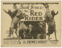 5b384 RED RIDER chapter 14 TC 1934 Buck Jones cowboy serial, In the Enemies' Hideout!