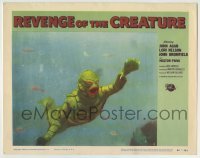 5b864 REVENGE OF THE CREATURE LC #4 1955 wonderful close up of the monster swimming underwater!