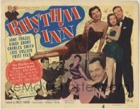 5b391 RHYTHM INN TC 1951 Jane Frazee, Kirby Grant, The Rhythm Inn Dixieland Band, great montage!