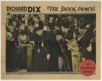 5b880 SHOCK PUNCH LC 1925 large crowd at party looks shocked at unconscious man on floor!