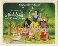 5b427 SNOW WHITE & THE SEVEN DWARFS TC R1983 Walt Disney animated cartoon fantasy classic!
