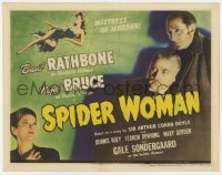5b433 SPIDER WOMAN TC 1944 Gale Sondergaard in title role, Basil Rathbone & Nigel Bruce!