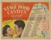 5b435 STAGE DOOR CANTEEN TC 1943 patriotic all-star musical, the biggest thing to hit the screen!