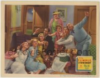 5b901 STOWAWAY LC 1936 great image of cute Shirley Temple with Robert Young, Alice Faye & co-stars!