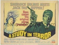5b441 STUDY IN TERROR TC 1966 Sherlock Holmes, the original caped crusader meets Jack the Ripper!