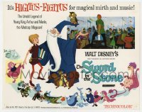 5b448 SWORD IN THE STONE TC R1973 Disney's cartoon story of young King Arthur & Merlin the Wizard!