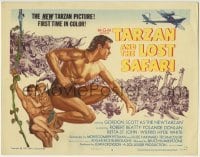 5b452 TARZAN & THE LOST SAFARI TC 1957 Gordon Scott in title role for the first time in color!