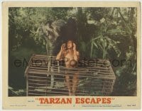 5b917 TARZAN ESCAPES LC #2 R1954 Johnny Weissmuller breaks out of cage & does his famous yell!