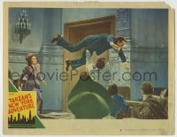 5b924 TARZAN'S NEW YORK ADVENTURE LC #6 R1948 Johnny Weissmuller resorts to jungle justice in courtroom!
