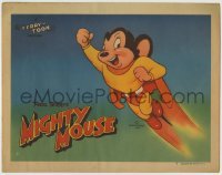 5b927 TERRY-TOON LC #1 1946 wonderful cartoon image of Paul Terry's Mighty Mouse flying!