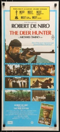 5c637 DEER HUNTER Aust daybill 1979 directed by Michael Cimino, Robert De Niro, Christopher Walken