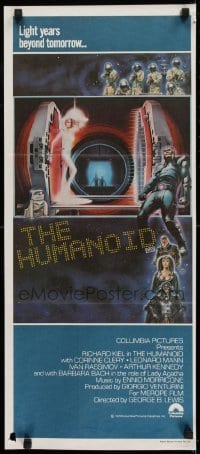 5c724 HUMANOID Aust daybill 1979 art of Richard Kiel in space suit, wacky Italian Star Wars rip-off!
