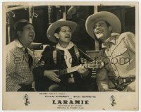 5c528 LARAMIE French LC 1949 western cowboy Charles Starrett as The Durango Kid & Smiley Burnette!