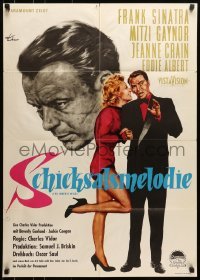 5c245 JOKER IS WILD German 1957 Frank Sinatra as Joe E. Lewis, sexy Mitzi Gaynor, Jeanne Crain