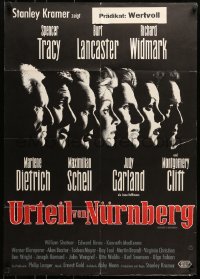 5c246 JUDGMENT AT NUREMBERG German 1961 Spencer Tracy, Judy Garland, Burt Lancaster, Dietrich!