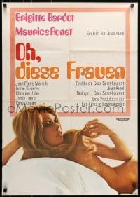 5c254 LES FEMMES German 1970 great images of sexy Brigitte Bardot, orange title!