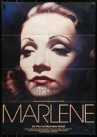 5c259 MARLENE German 2000 Joseph Vilsmaier directed, super close-up of Dietrich by Helnwein!