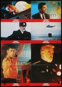 5c174 HUNT FOR RED OCTOBER German LC poster 1990 Russian submarine captain Sean Connery!