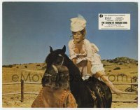 5c020 LEGEND OF FRENCHIE KING Canadian LC 1973 sexiest cowgirl Brigitte Bardot leaping on horse!